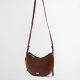 Barbour Leather Sorrel Sling Bag in Brown
