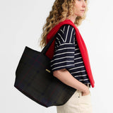 Barbour Layla Large Tote Bag in Shadow Classic Tartan