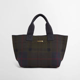 Barbour Layla Mini Tote Bag in Shadow Tartan