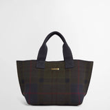 Barbour Layla Mini Tote Bag in Shadow Tartan
