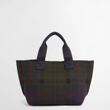 Barbour Layla Mini Tote Bag in Shadow Tartan