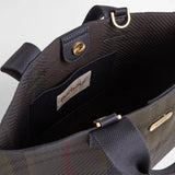 Barbour Layla Mini Tote Bag in Shadow Tartan