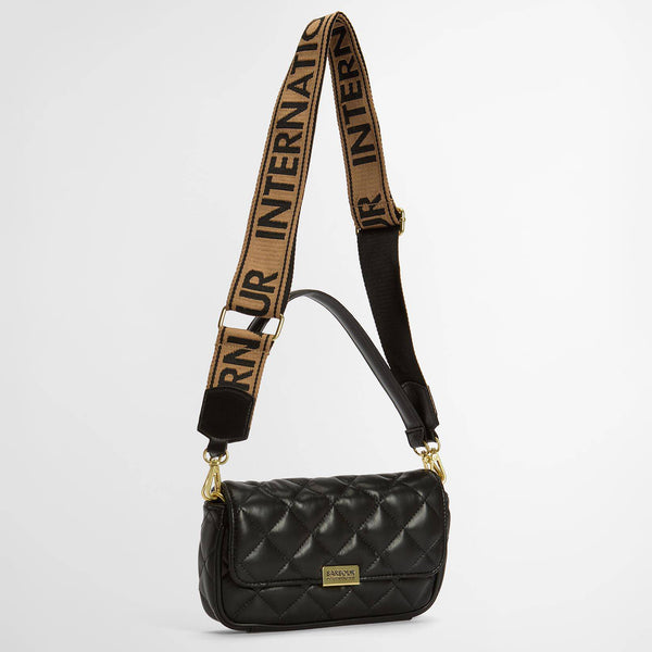 Barbour International Soho Quilted Mini Bag in Black