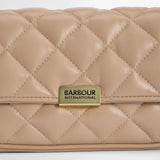 Barbour Soft Quilt Mini Soho Crossbody Bag in Camel
