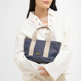 Barbour Mya Mini Denim Tote Bag in Indigo
