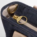 Barbour Mya Mini Denim Tote Bag in Indigo
