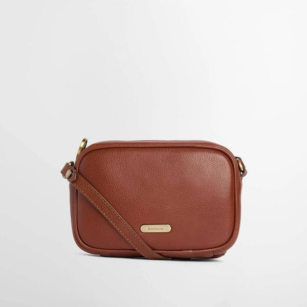 Barbour Daphne Mini Leather Cross Body Bag in Brown