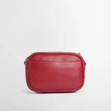 Barbour Daphne Mini Leather Cross Body Bag in Red