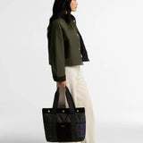 Barbour Healy Tote Bag in Shadow Classic Tartan