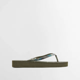 Barbour Women's Tilda Toe Post Sandal in Olive/Ancient Tartan