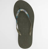Barbour Women's Tilda Toe Post Sandal in Olive/Ancient Tartan