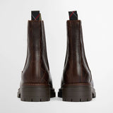 Barbour Women's Evie Chelsea Leather Boot in Brown