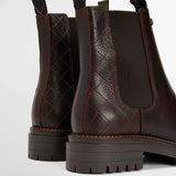 Barbour Women's Evie Chelsea Leather Boot in Brown