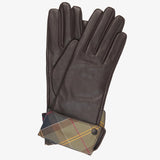 Barbour Lady Jane Glove in Chocolate