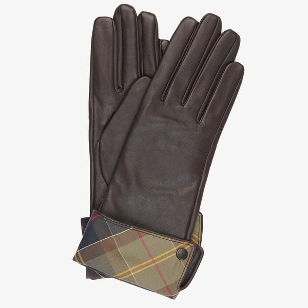 Barbour Lady Jane Glove in Chocolate