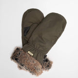 Barbour Primrose Waterproof Mittens in Forest