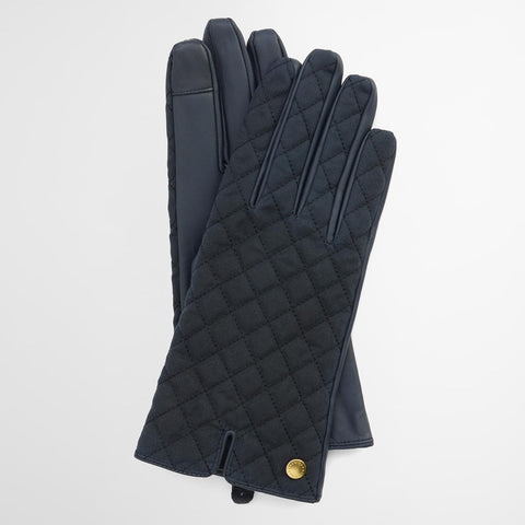 Barbour Women's Scarlet Gloves in Navy