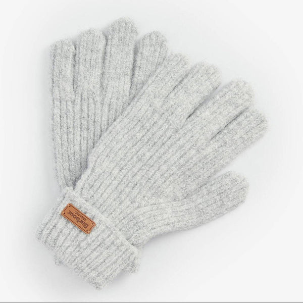 Barbour Women's Pendle Gloves in Light Grey