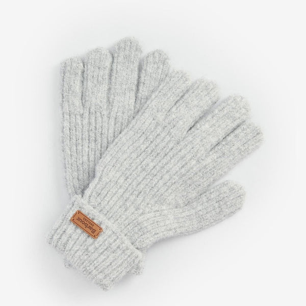 Barbour Women's Pendle Gloves in Light Grey