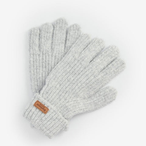 Barbour Women's Pendle Gloves in Light Grey