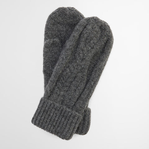 Barbour Women's Elsdon Mittens in Grey
