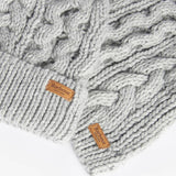Barbour Penshaw Beanie & Scarf Gift Set In Grey