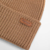 Barbour Dover Beanie & Hailes Scarf Gift Set in Hessian Tartan