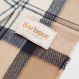 Barbour Dover Beanie & Hailes Scarf Gift Set in Hessian Tartan