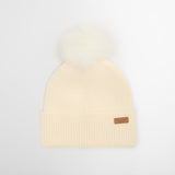 Barbour Women's Dover Beanie & Hailes Scarf Gift Set in Monochrome Tartan