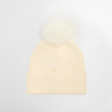 Barbour Women's Dover Beanie & Hailes Scarf Gift Set in Monochrome Tartan