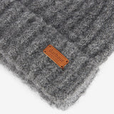 Barbour Women's Saltburn Beanie Hat and Scarf Gift Set in Grey/Rose