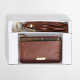 Barbour Alder Gift Set in Brown/Classic Tartan