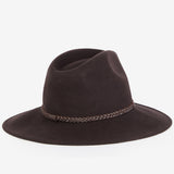 Barbour Women's Tack Fedora Hat in Chocolate