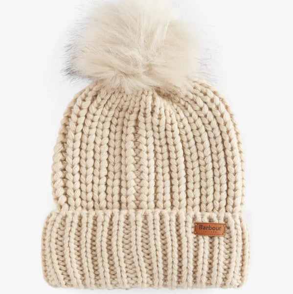 Barbour Women's Saltburn Beanie in Pearl