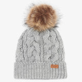 Barbour Women's Penshaw Beanie in Grey