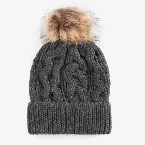 Barbour Penshaw Beanie in Charcoal