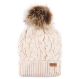 Barbour Women's Penshaw Beanie in Pink Blush