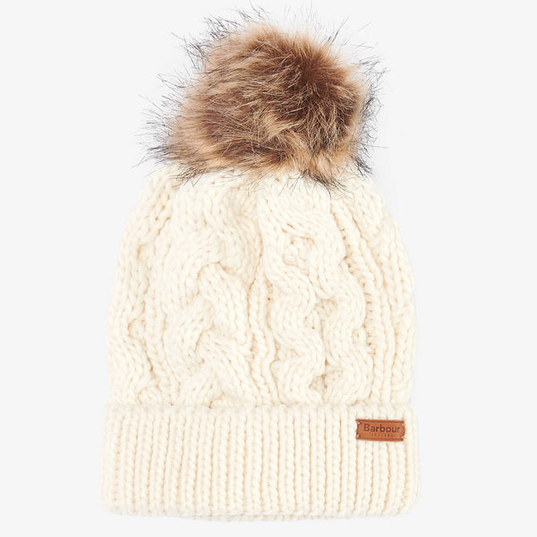 Barbour Women's Penshaw Beanie in Cloud