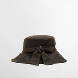 Barbour Women's Brambling Waxed Hat in Olive