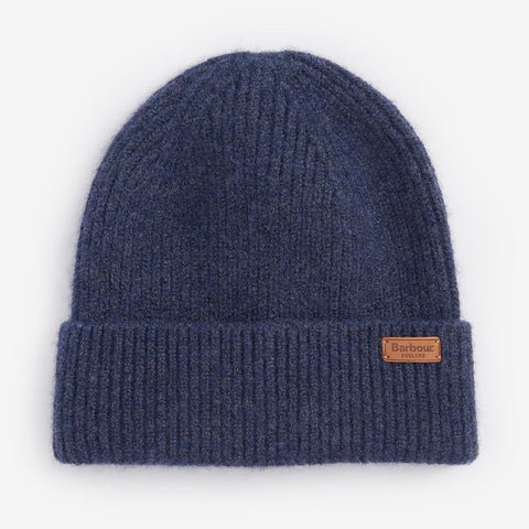 Barbour Women's Pendle Beanie Hat in Navy