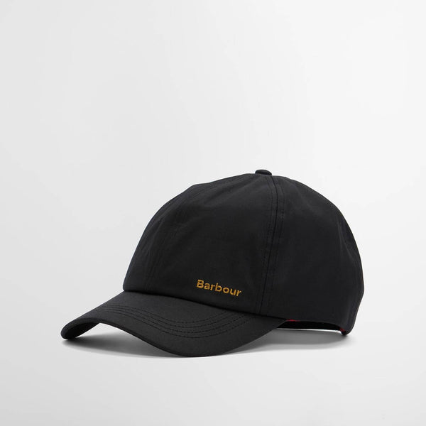 Barbour Women's Belsay Wax Cap in Black/Cardinal