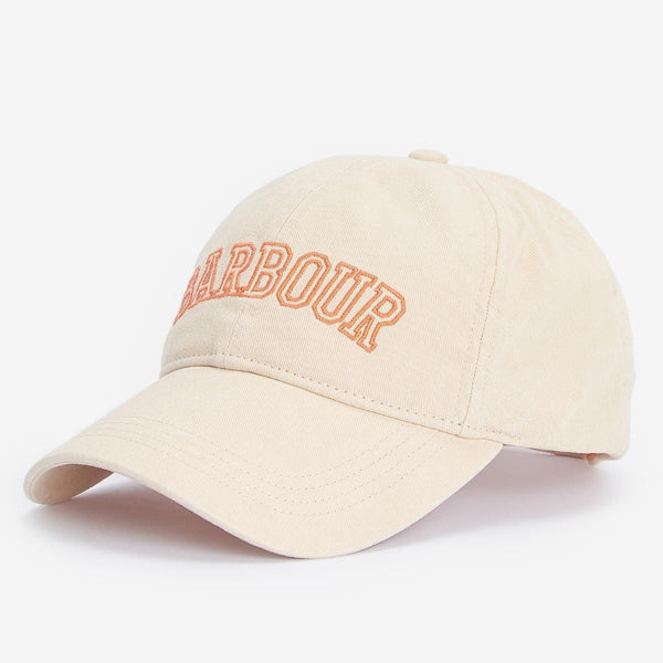 Barbour Emily Sports Cap in Parchment/Apricot Crush