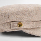 Barbour Women's Bothal Bakerboy Cap in Oatmeal