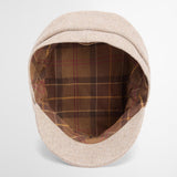 Barbour Women's Bothal Bakerboy Cap in Oatmeal