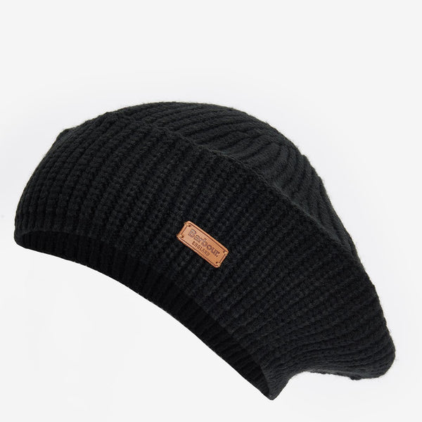 Barbour Women's Beldon Beret Hat in Black