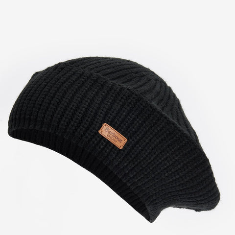 Barbour Women's Beldon Beret Hat in Black