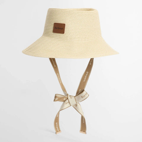Barbour Women's Polly Braid Bucket Hat in Natural