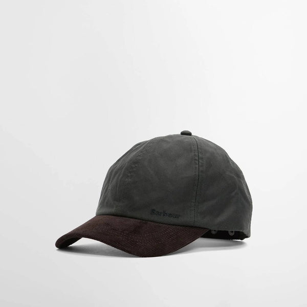 Barbour Women's Beadnell Waxed Cap in Sage