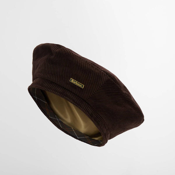 Barbour Women's Overton Beret Hat in Brown