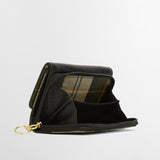 Barbour Rosa French Purse in Black/Ancient